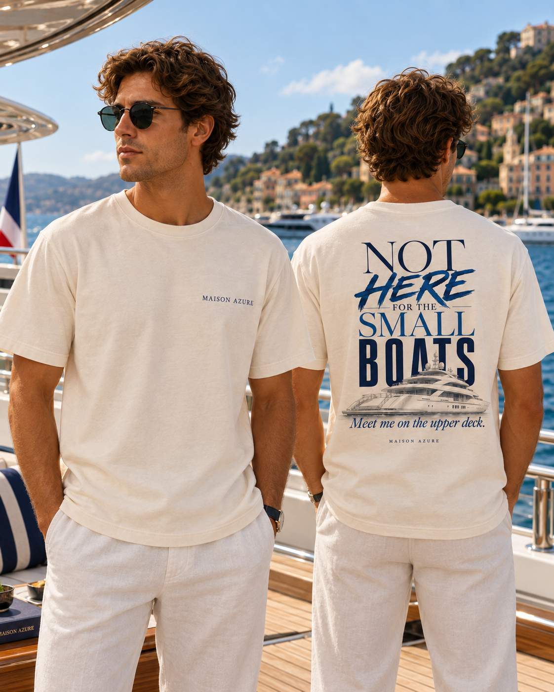 The Maison Azure Essential Tee