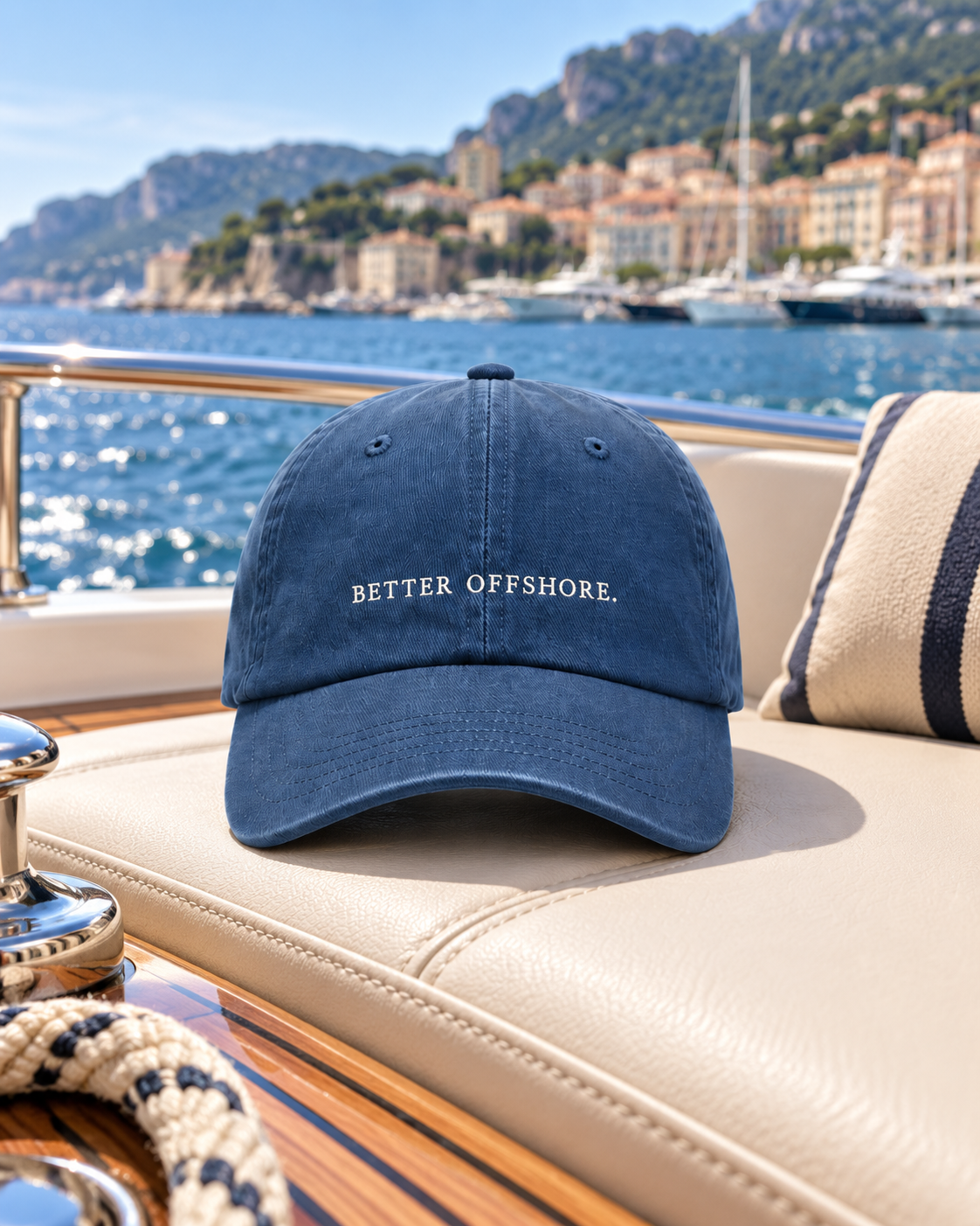 The Maison Azure Cap