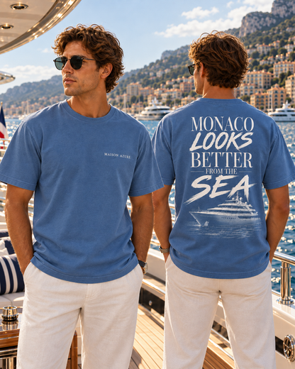 Monaco From The Sea Tee